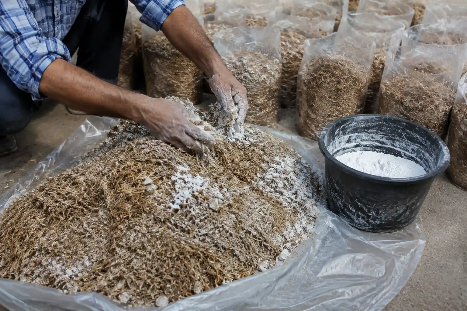 کمپوست پرورش قارچ