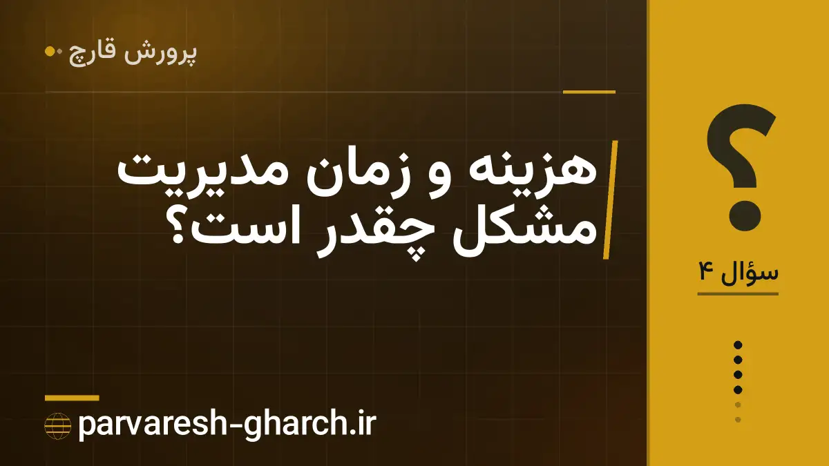 هزینه و زمان مدیریت مشکل چقدر است؟