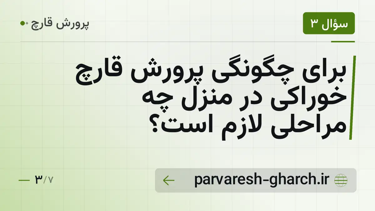 برای چگونگی پرورش قارچ خوراکی در منزل چه مراحلی لازم است؟