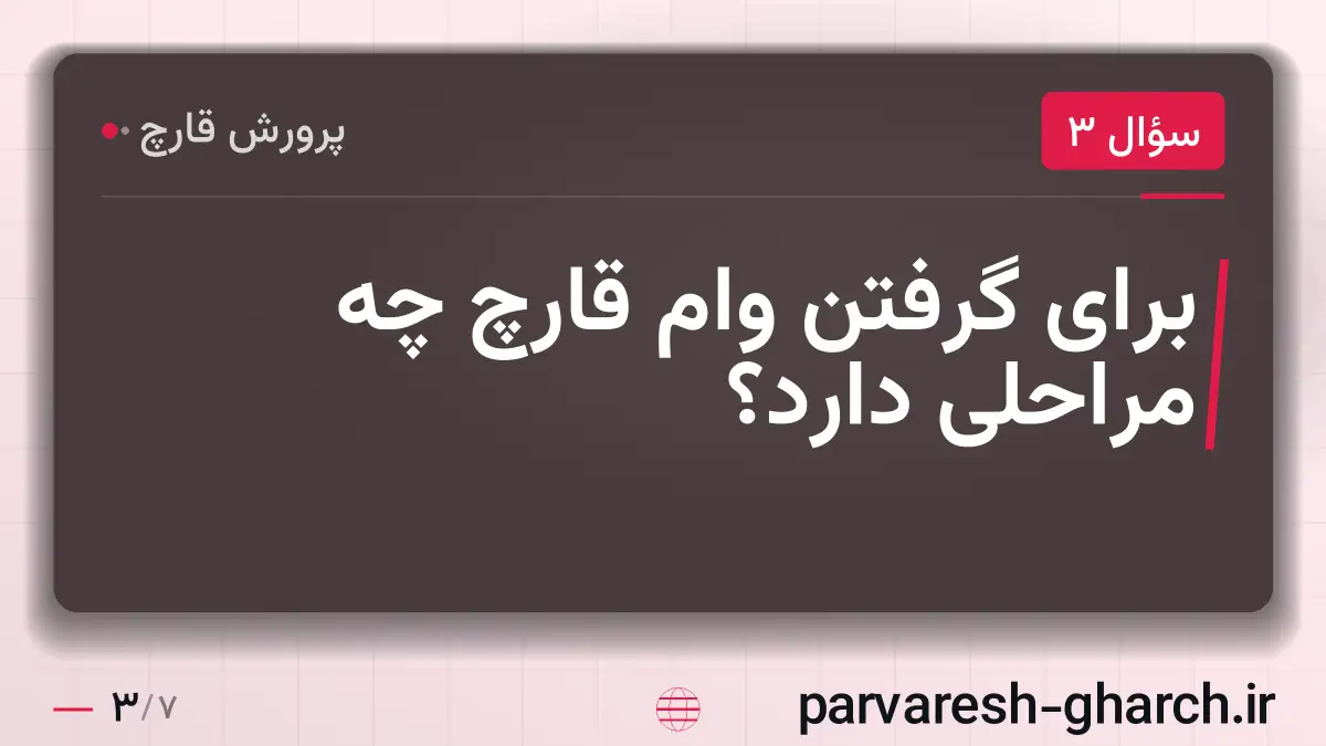 برای گرفتن وام قارچ چه مراحلی دارد؟