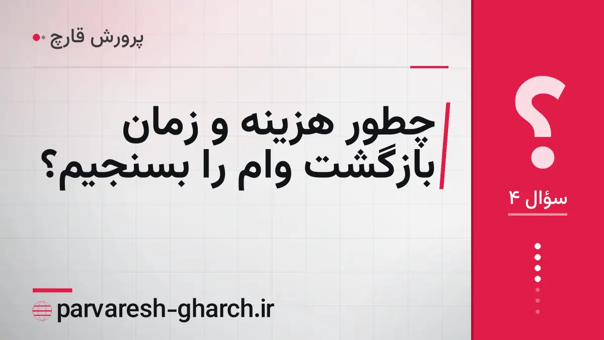 چطور هزینه و زمان بازگشت وام را بسنجیم؟