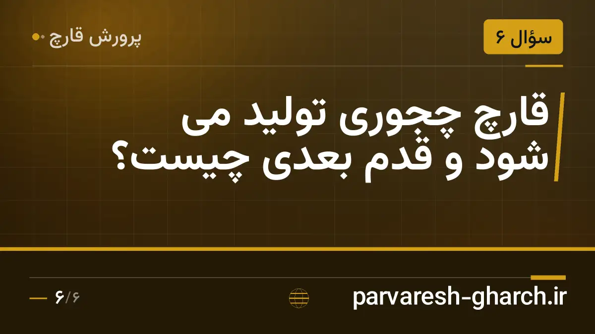 قارچ چجوری تولید می شود و قدم بعدی چیست؟
