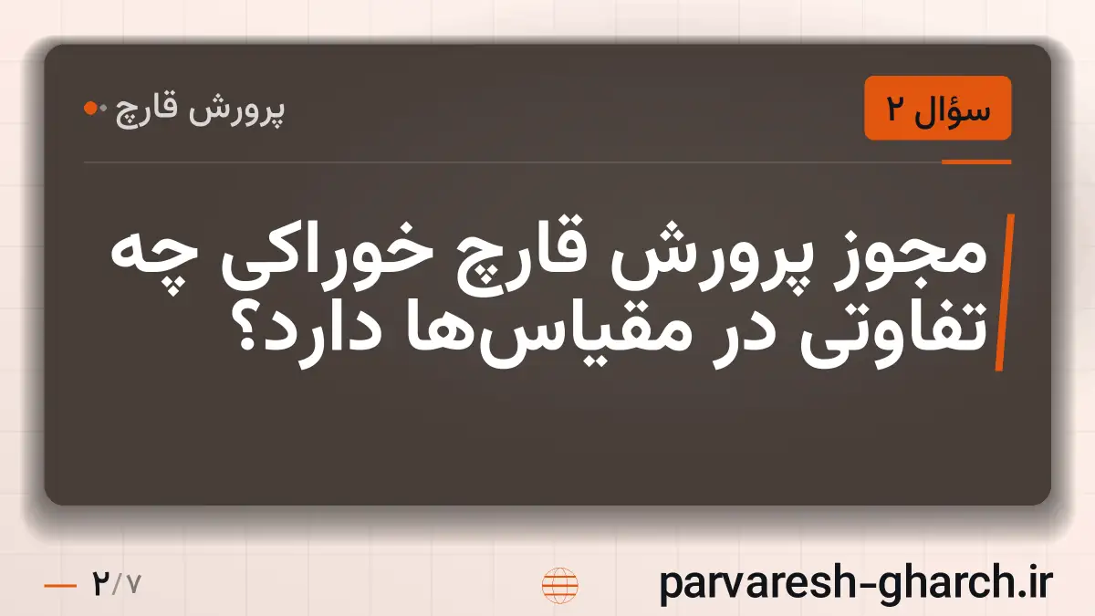مجوز پرورش قارچ خوراکی چه تفاوتی در مقیاس‌ها دارد؟